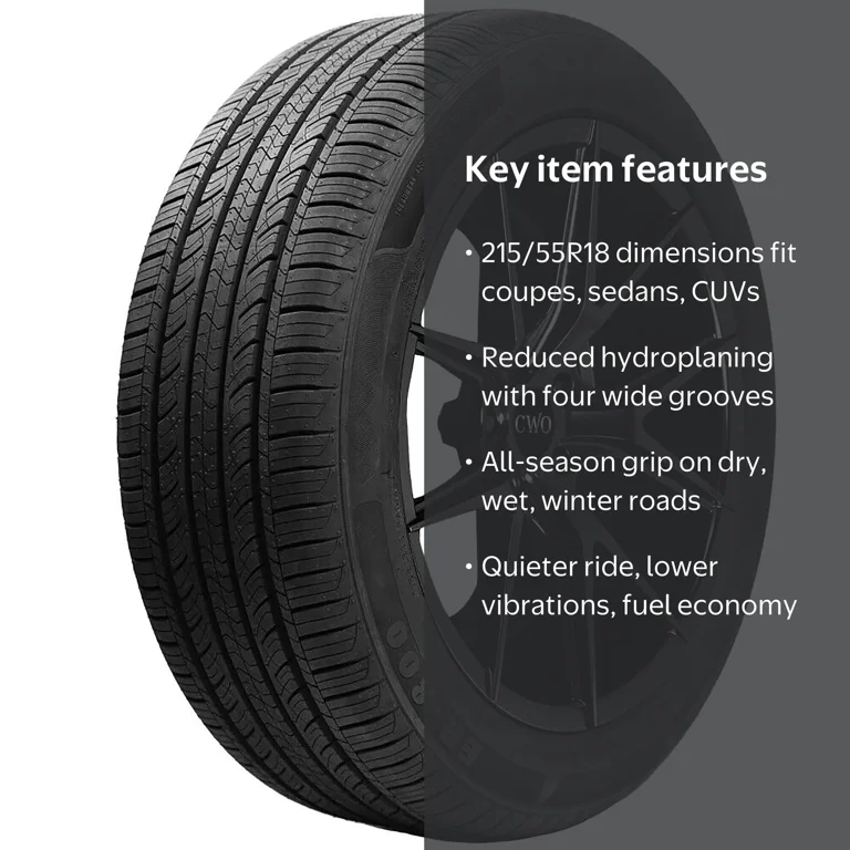 Advanta ER800 Tire 215/55R18 95H, All Season, Fits 2019-20 Buick