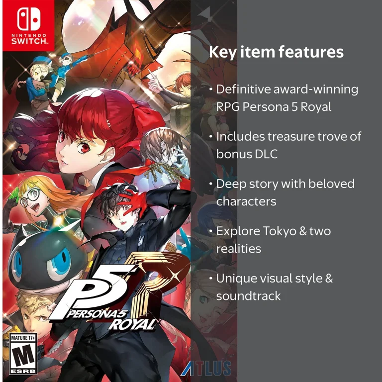 SEGA, Persona 5 Royal, Nintendo Switch, Adventure RPG - Walmart.com