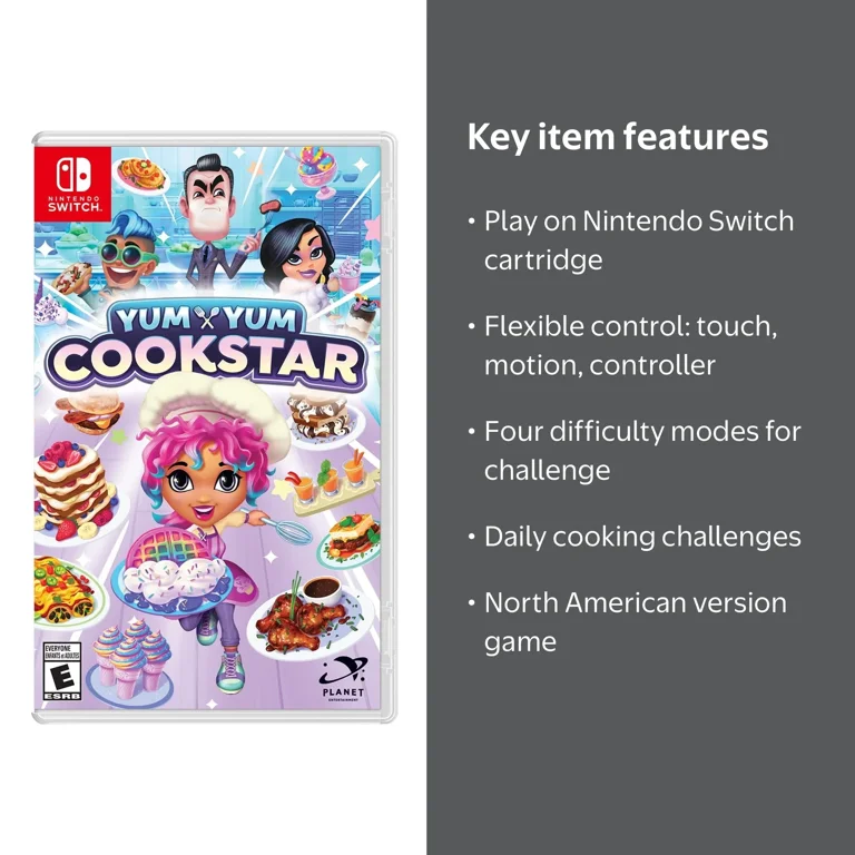 Yum Yum Cookstar Games – Nintendo Switch, Touch & Motion Control