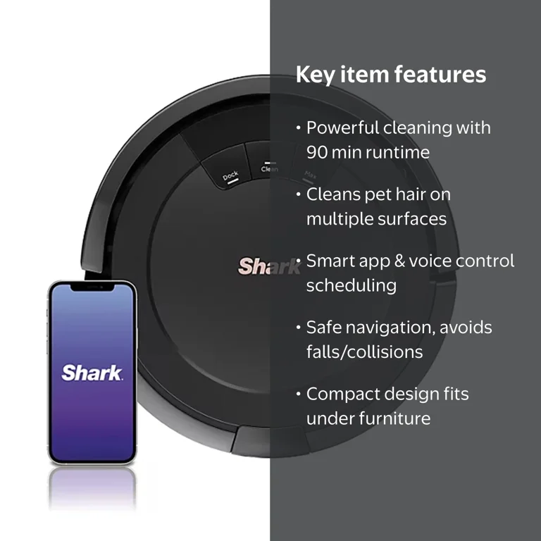 Shark ION Robot Vacuum, Wi-Fi, Easy Pet Hair Cleaning, Multi