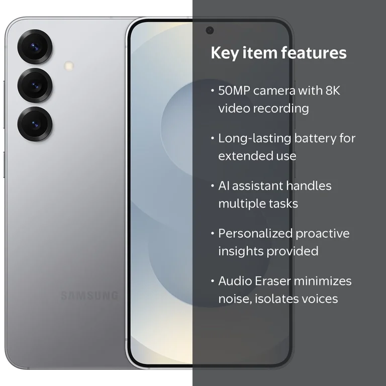 Samsung, Galaxy S25 Smartphone, 256GB, Unlocked, Silver - Walmart.com