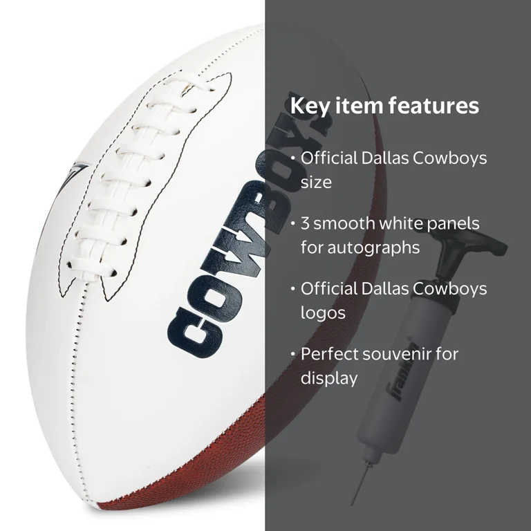 Franklin Sports NFL Dallas Cowboys Autograph Football - Walmart.com Franklin Sports NFL Dallas Cowboys Autograph Football - Walmart.com