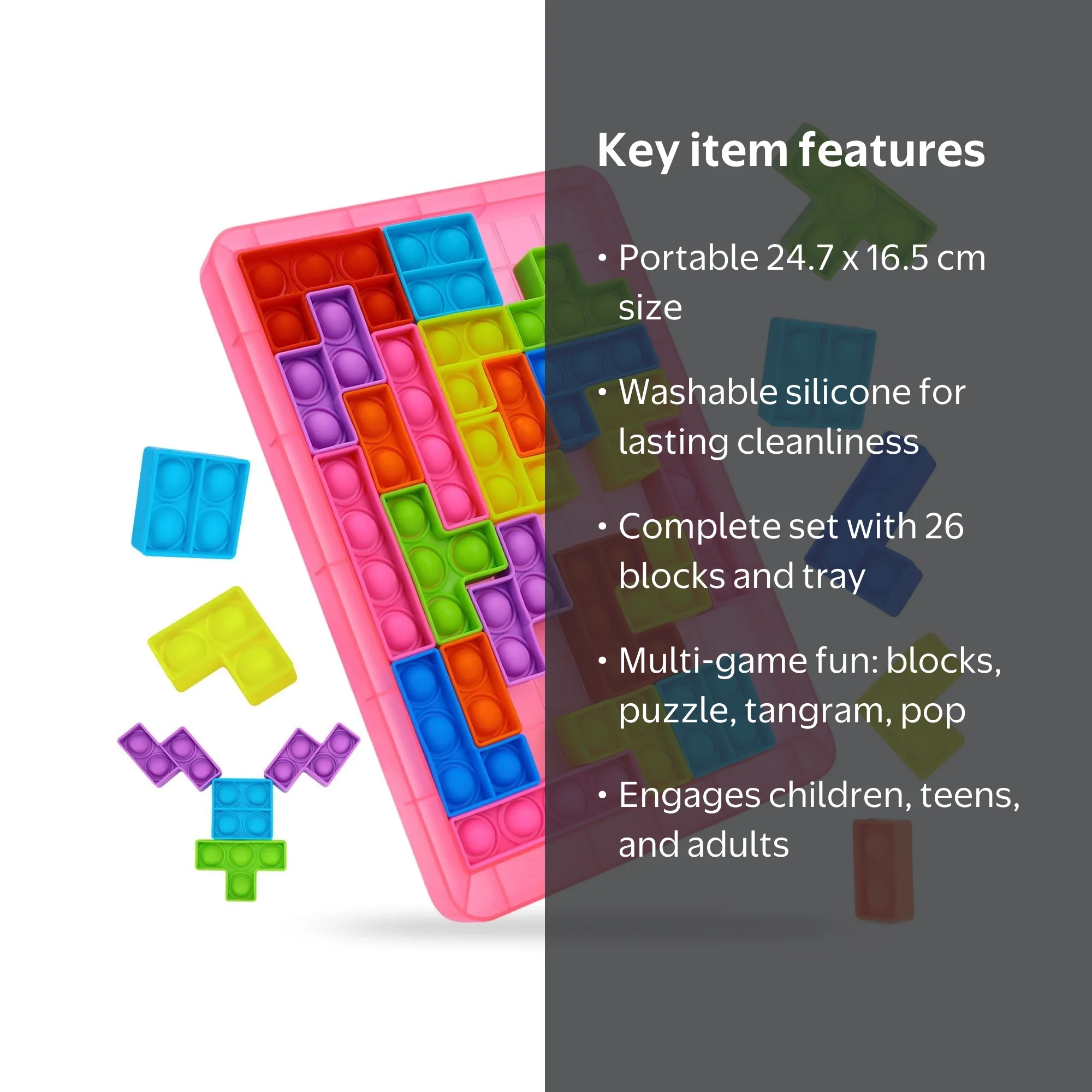 3 4 5 6 Year Old Girl Gifts, Girls Toys Age 3-7 IQ Puzzle Travel