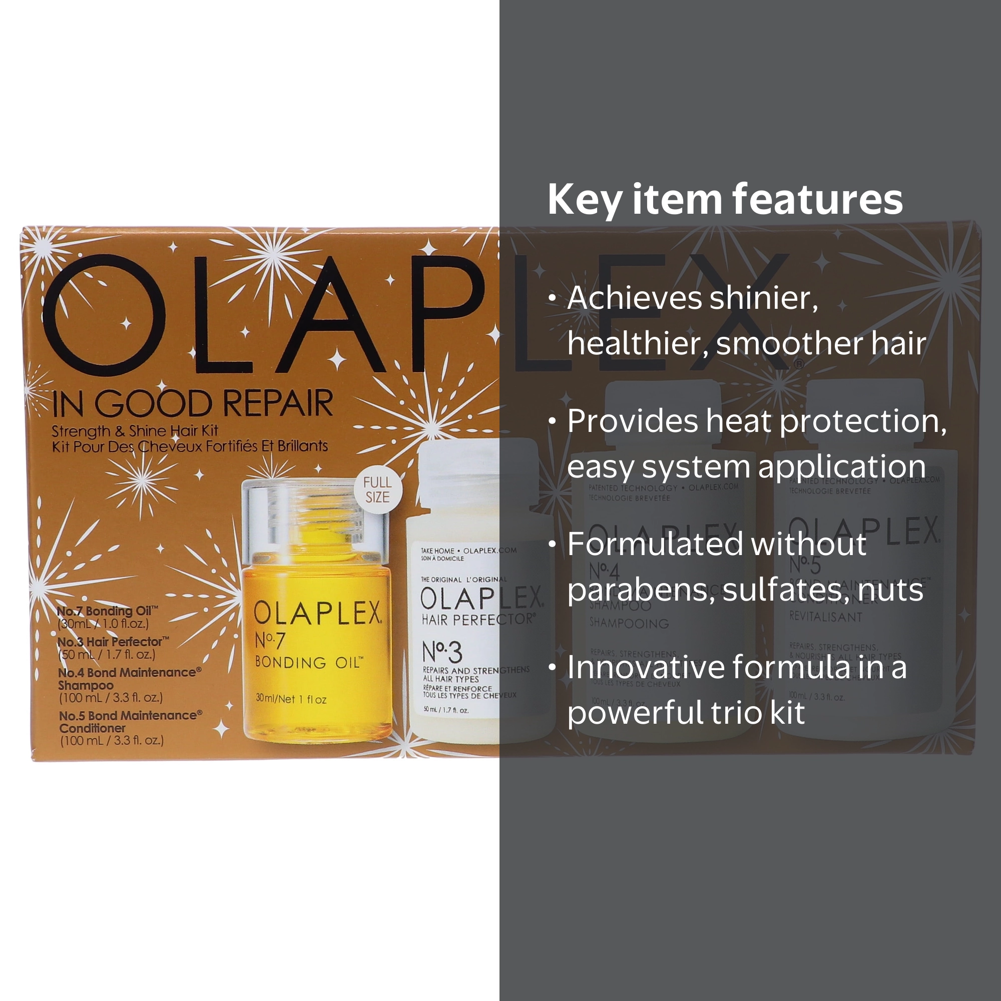 Olaplex In Good Repair Kit, Hair Damage Repair, Strengthen