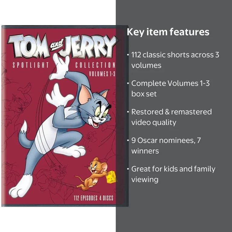Tom and Jerry Spotlight Collection Volumes 1-3, DVD Box Set