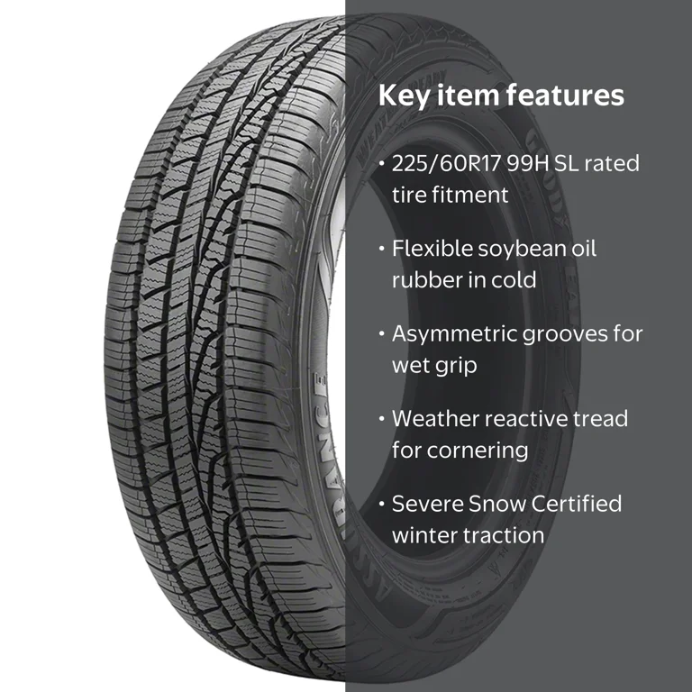 Goodyear Assurance WeatherReady All-Weather 225/60R17 99H Tire Goodyear Assurance WeatherReady All-Weather 225/60R17 99H Tire