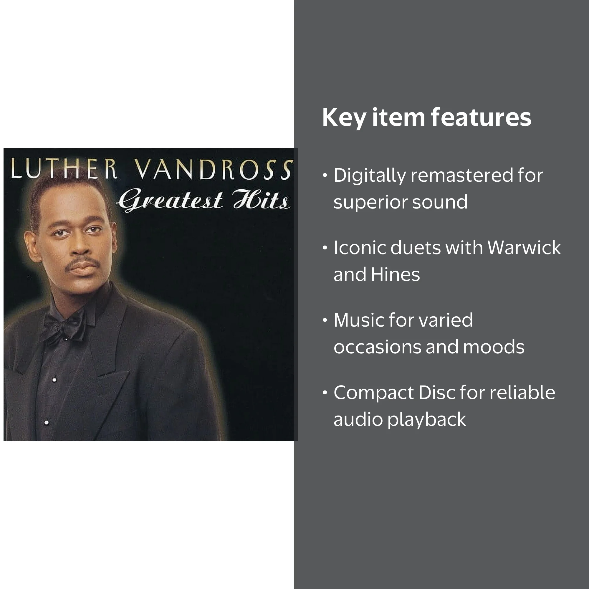 Luther Vandross - Greatest Hits - Music & Performance - CD