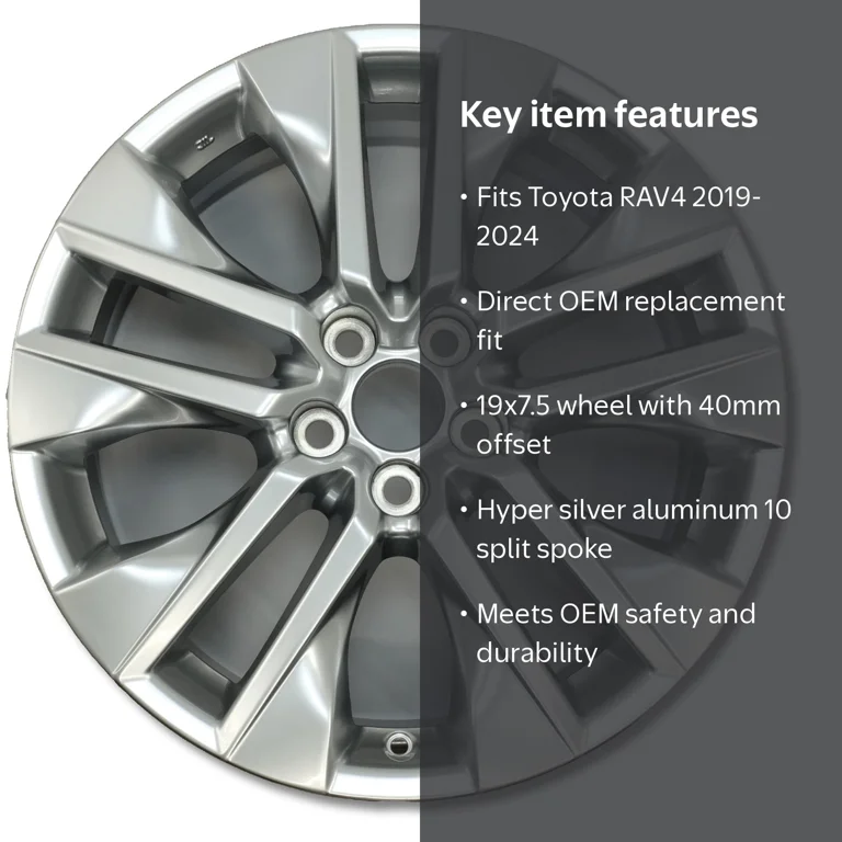 For Toyota RAV4 2019-2024 OEM Design Wheel 19