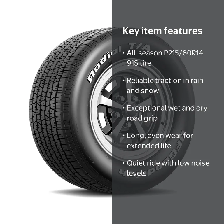 BFGoodrich Radial T/A All-Season P215/60R14 91S Tire - Walmart.com