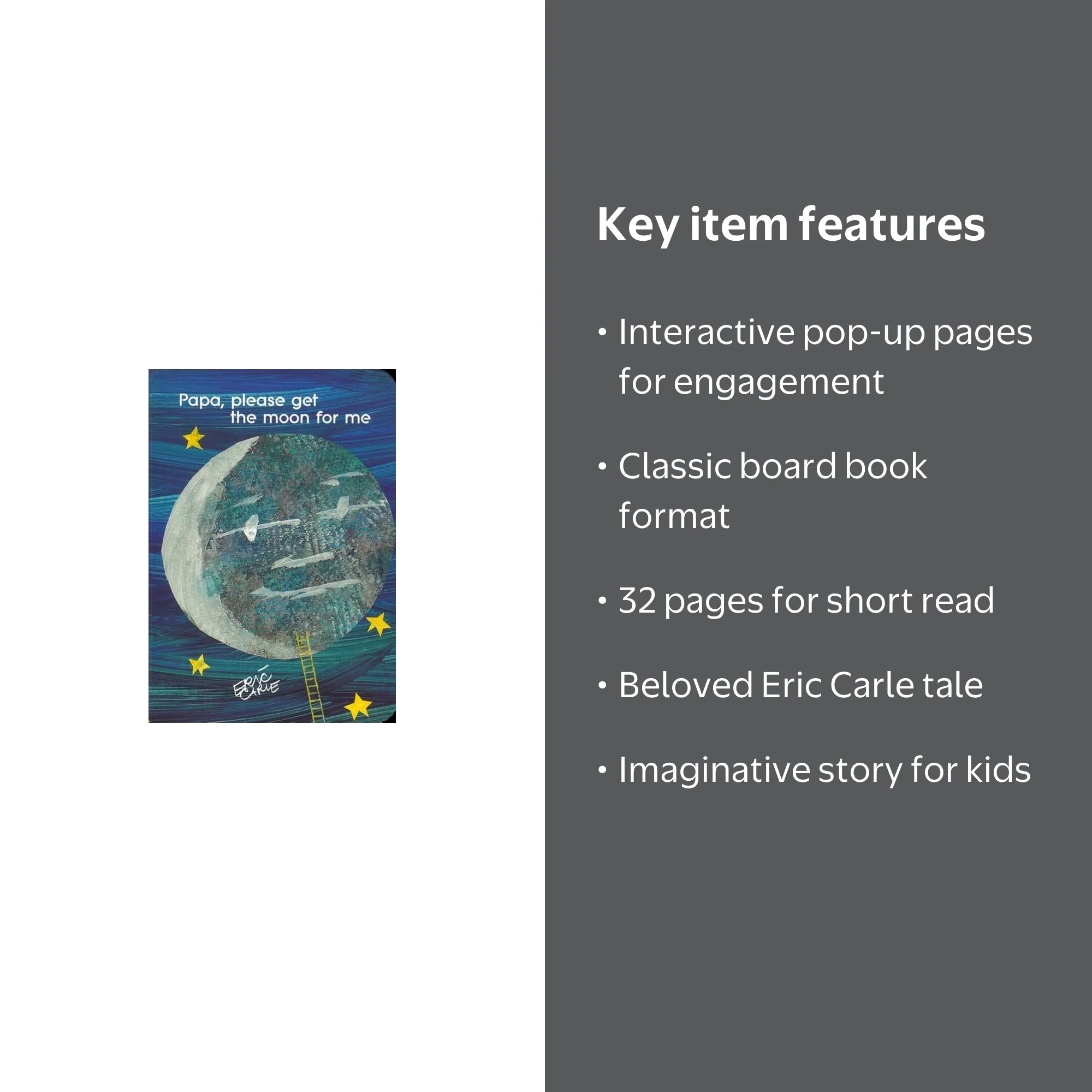 World of Eric Carle Papa, Please Get the Moon for Me (Board Book