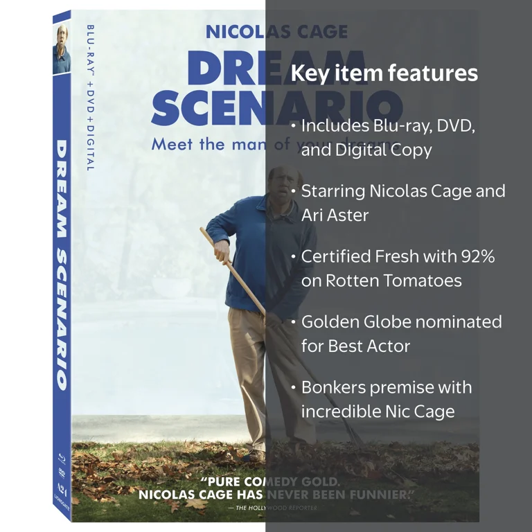 Lionsgate Dream Scenario Blu-ray DVD Digital Copy, Standard