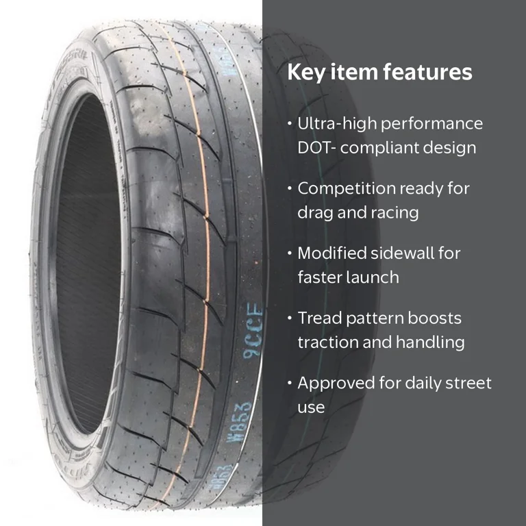Nitto NT555RII Ultra-High-Performance Racing Tire, 305/40R22 114W