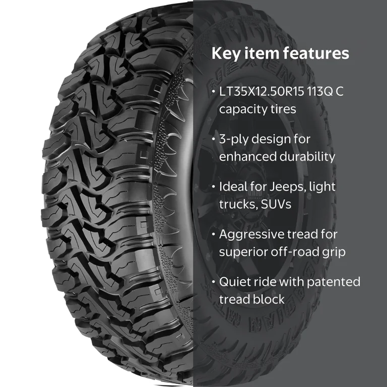 Nexen Roadian MTX Mud Terrain LT35X12.50R15 113Q C Light Truck