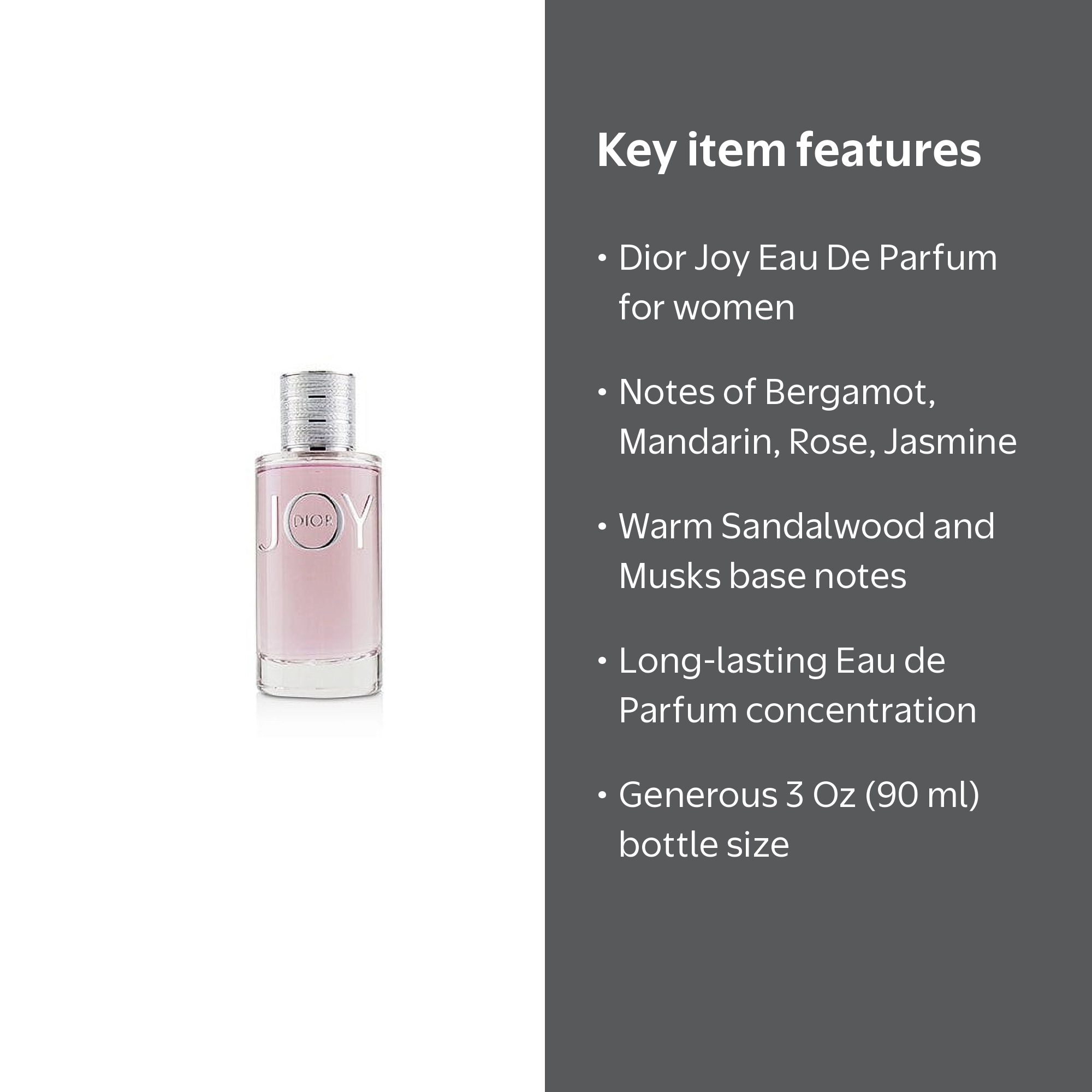 Christian Dior Joy Eau De Parfum for Women, 3 Oz Sealed - Walmart.com