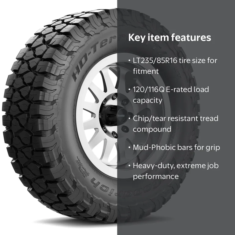 BFGoodrich All-Terrain T/A 16インチ BFG HD-Terrain T/A KT LT235/85R16 120/116Q E - Walmart.com