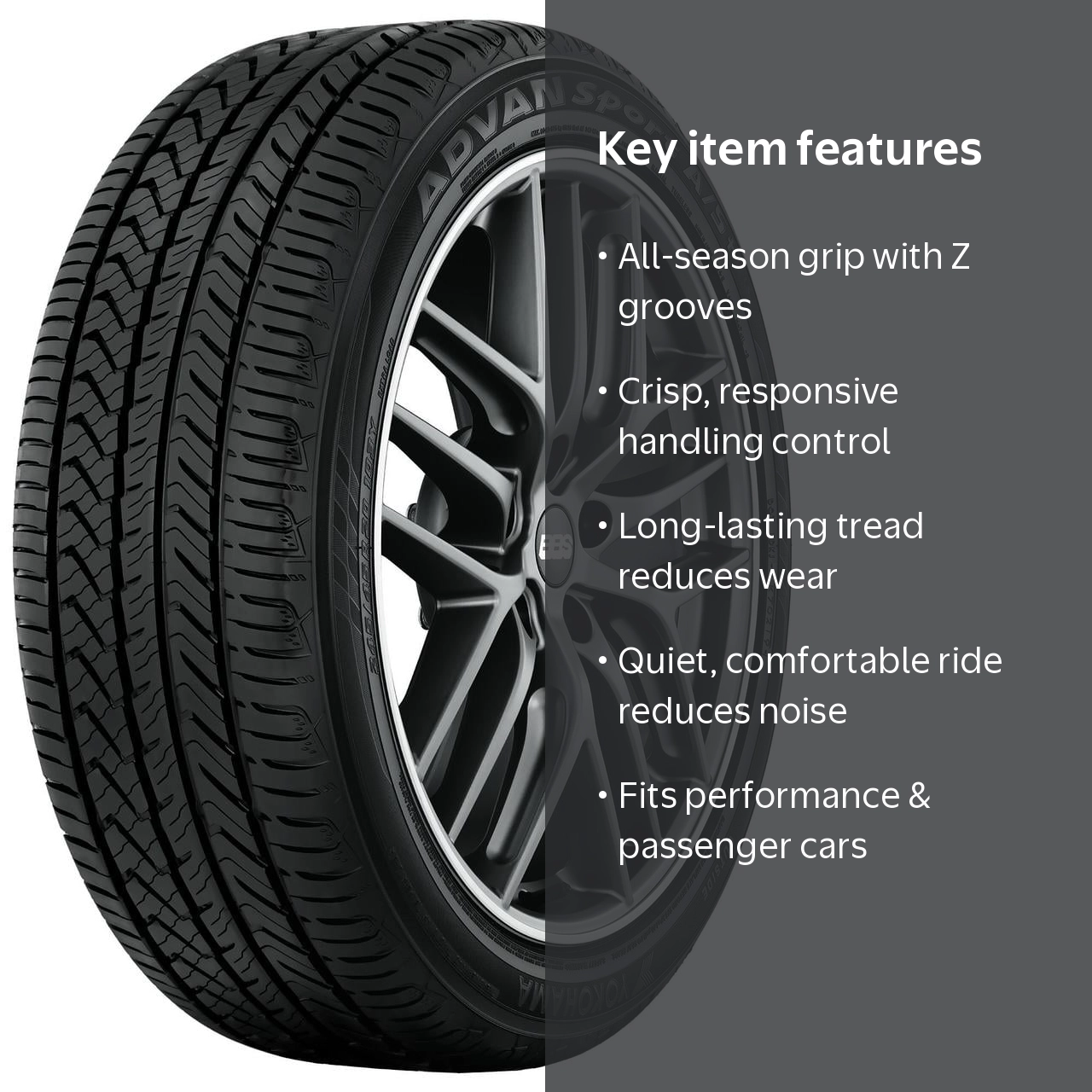 Yokohama Advan Sport A/S Plus UHP All Season 225/40R18 92Y XL