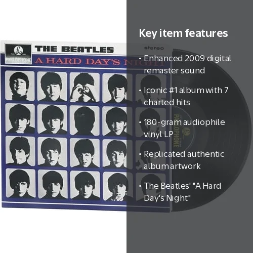The Beatles - A Hard Day's Night - Vinyl Music & Performance