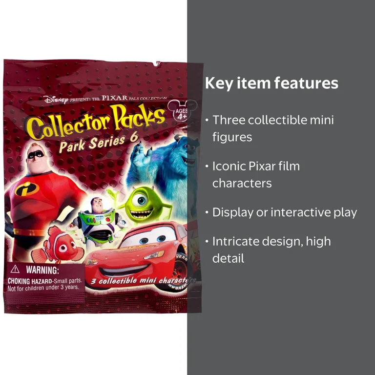 激レア　Disney PALS フィギュアセット 27個入り Disney collectible Pixar Pals Action Figure Sets, 3 Count