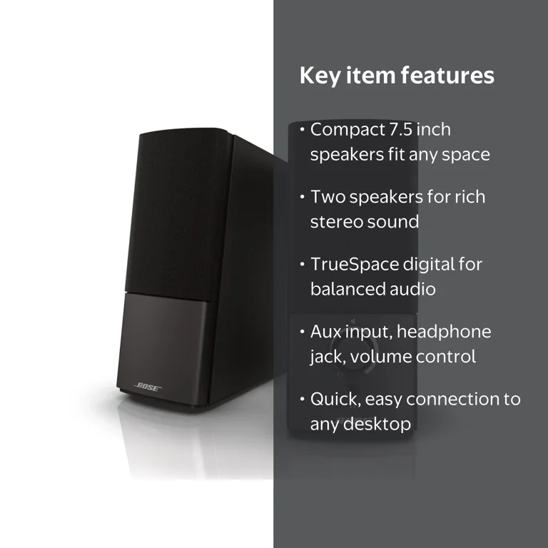 Bose Companion 2 Multimedia Computer Speaker System - 2 speakers