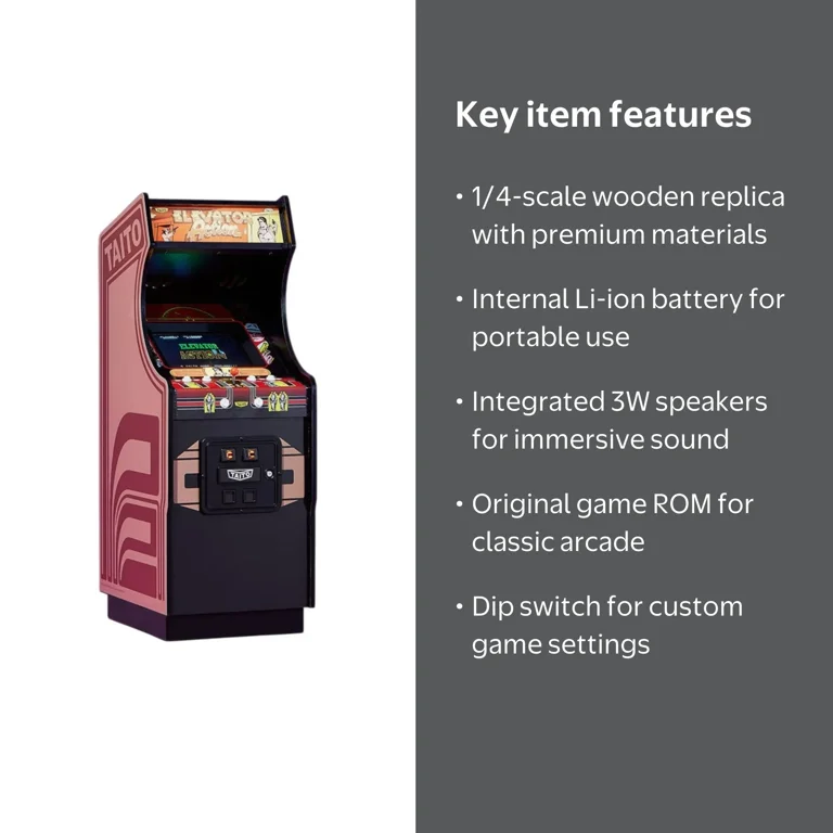 Numskull Official Taito Elevator Action Quarter Size Arcade