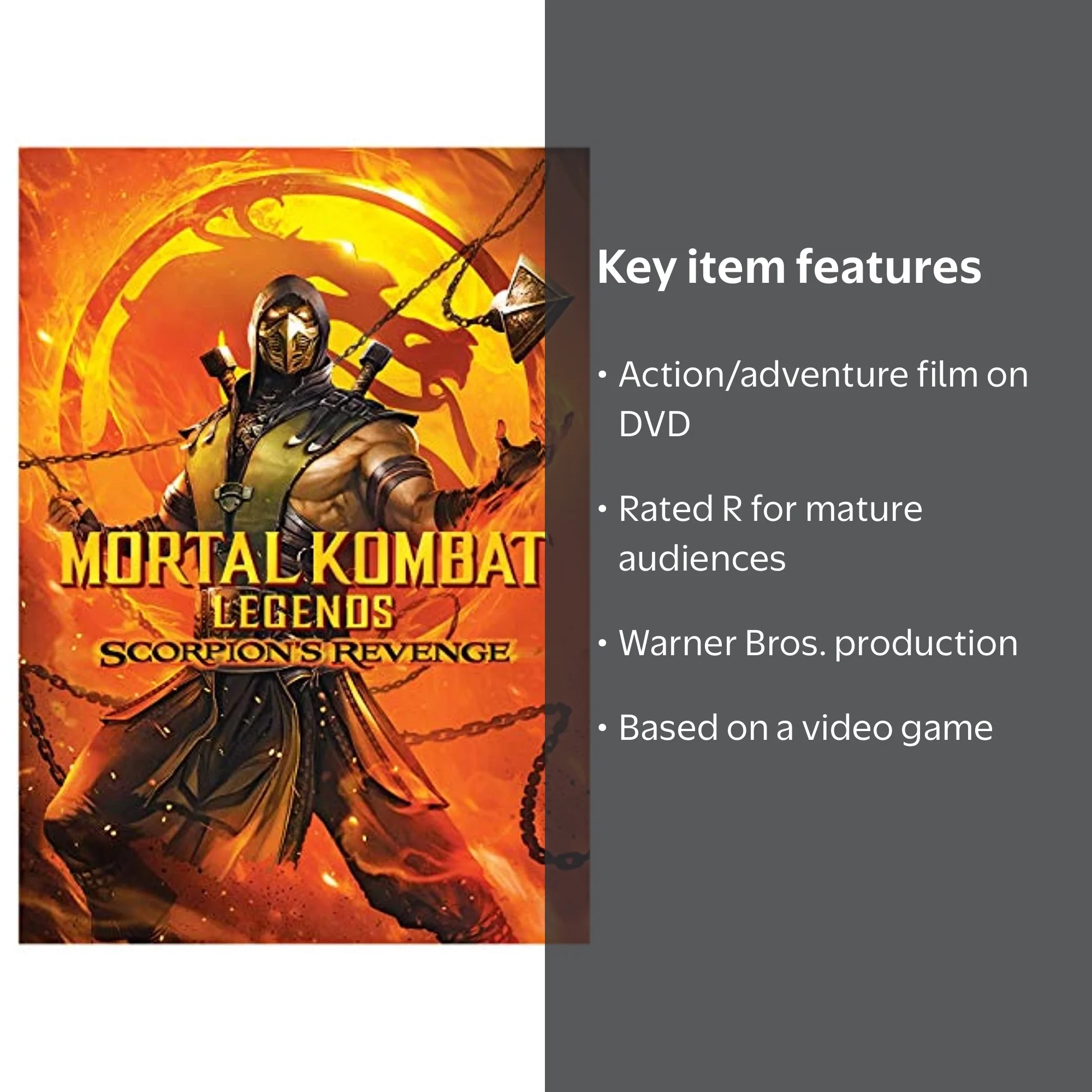 Mortal Kombat Legends: Scorpion#s Revenge [DVD] - Walmart.com