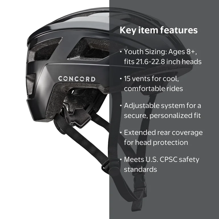 bike helmets under 20 Kids Skateboard Helmet for Age 5-8,Adjustable Knee Elbow Pads Wrist Guards Protective Gear Set Teens for Bicycle Cycling Skate Scooter Bicycle Helmet for Youth, M (20"-22" Head) Featuring a dial Kids Bike Helmet, 2 Size