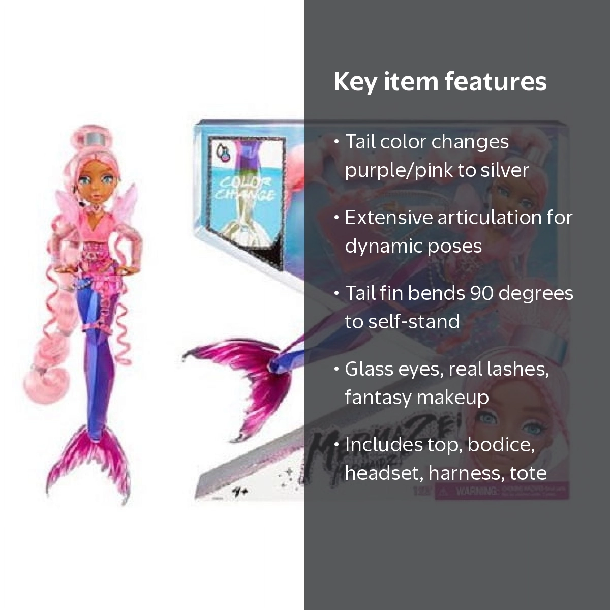 MermaidMotel専用 Mermaze Mermaidz™ Color Change Harmonique™ Mermaid Fashion Doll