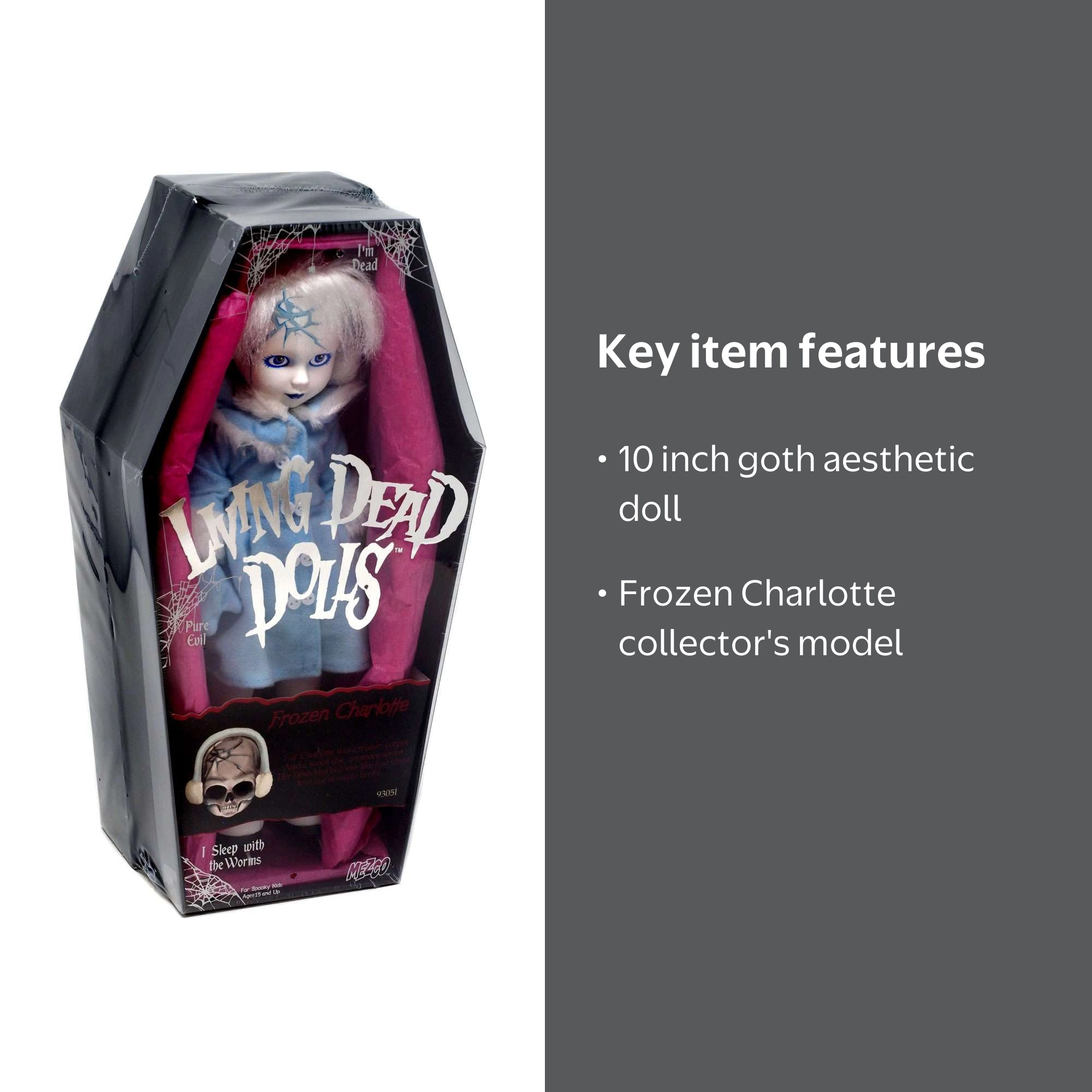 Living Dead Dolls Series 12 Frozen Charlotte Doll - Walmart.com