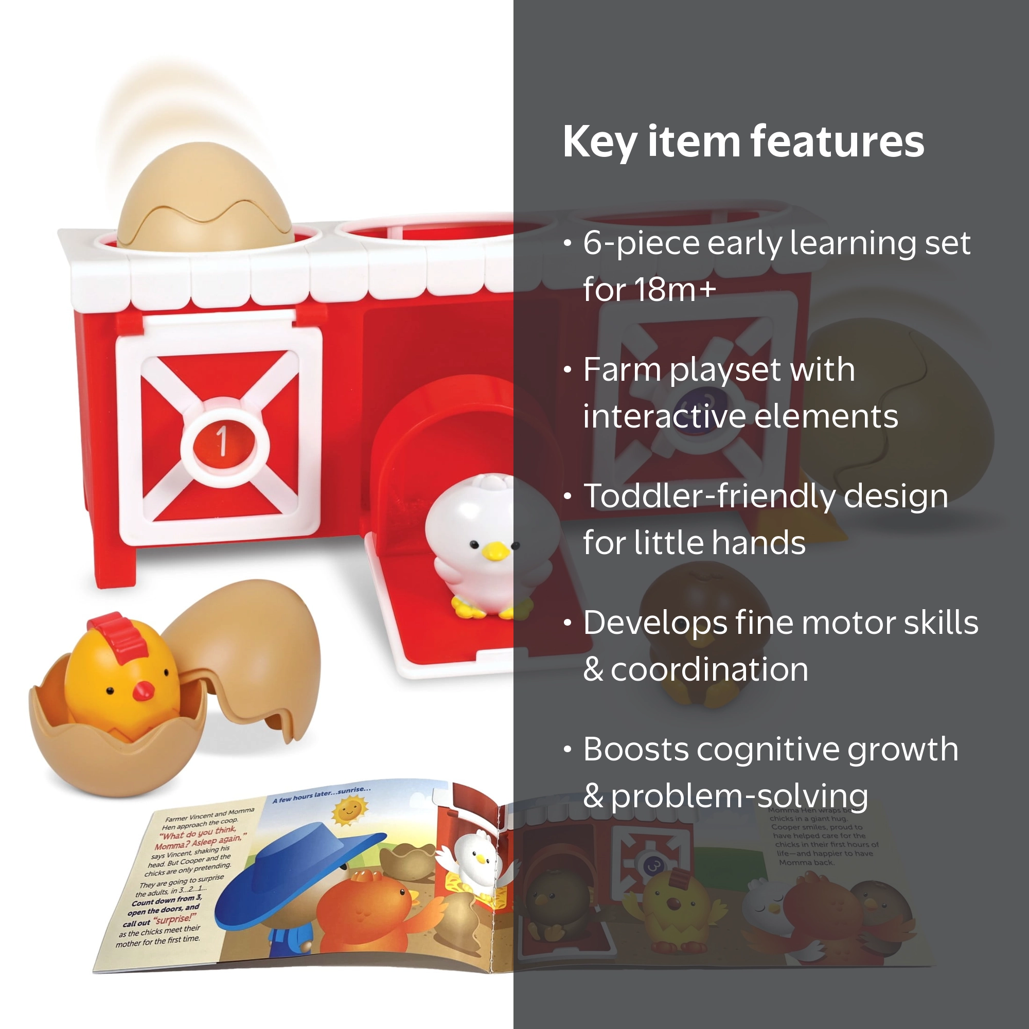 Learning Resources Hide & Cheep Chicken Coop - Toys for Toddlers