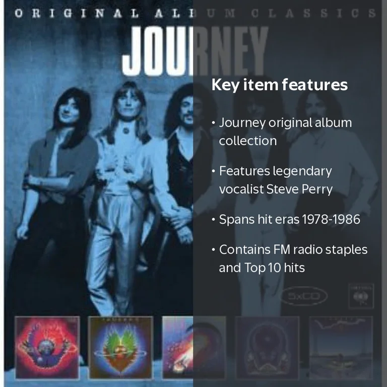 Sony Import, Journey Original Album Classics, 5 CD Set, Rock