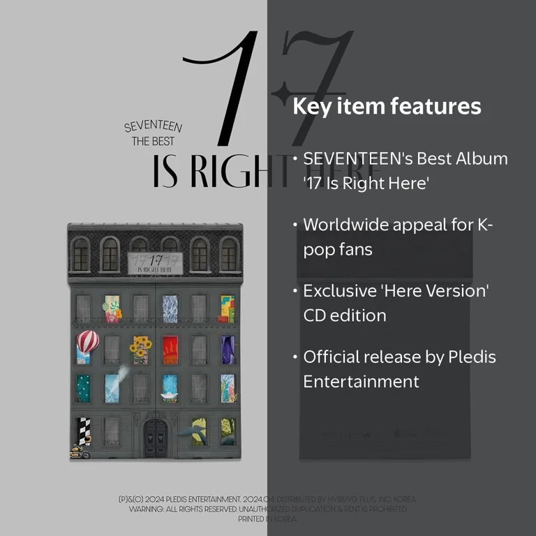 Seventeen - Best Album 17 Is Right Here (Here Version) CD