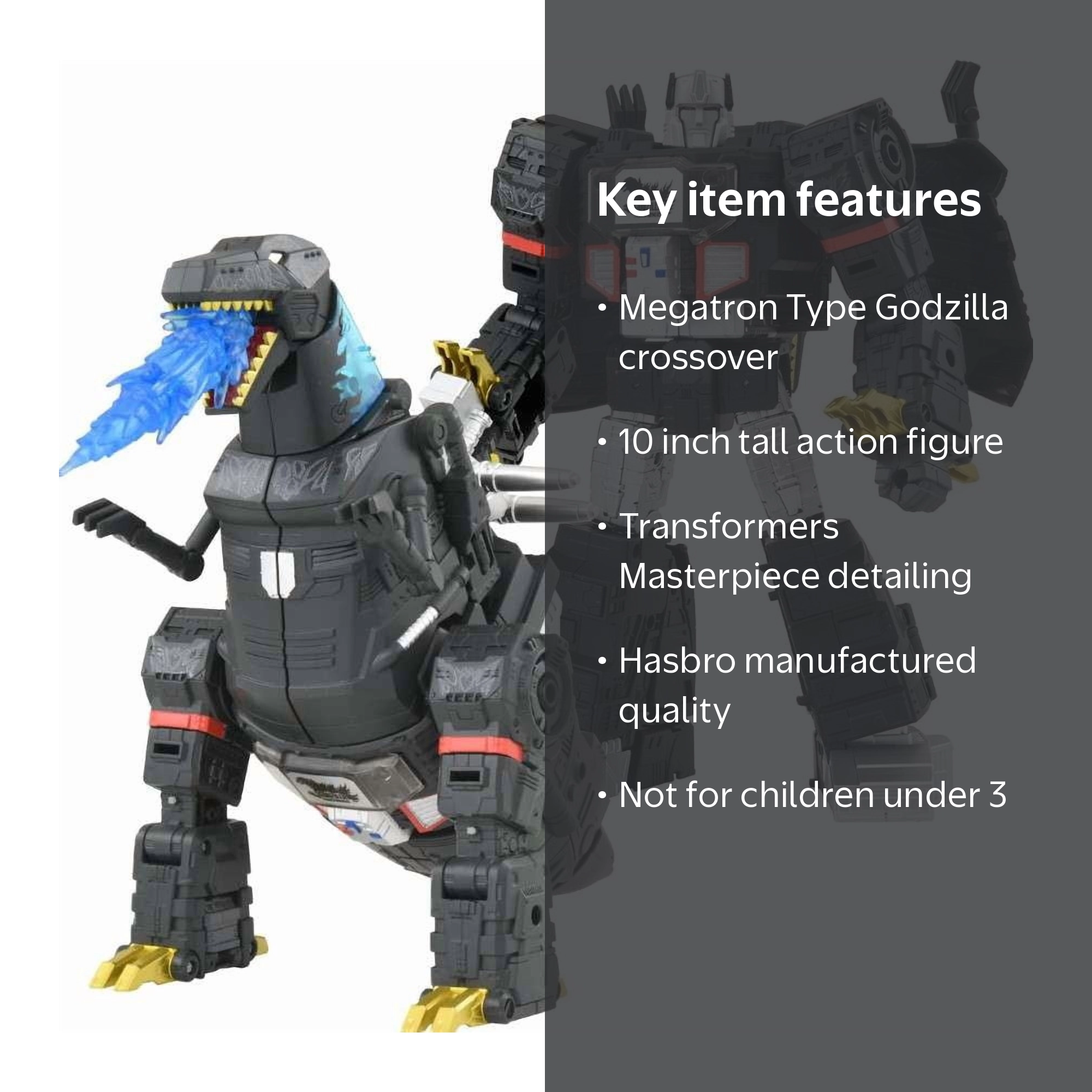 Transformers Synergenex Series Megatron Type Godzilla Action