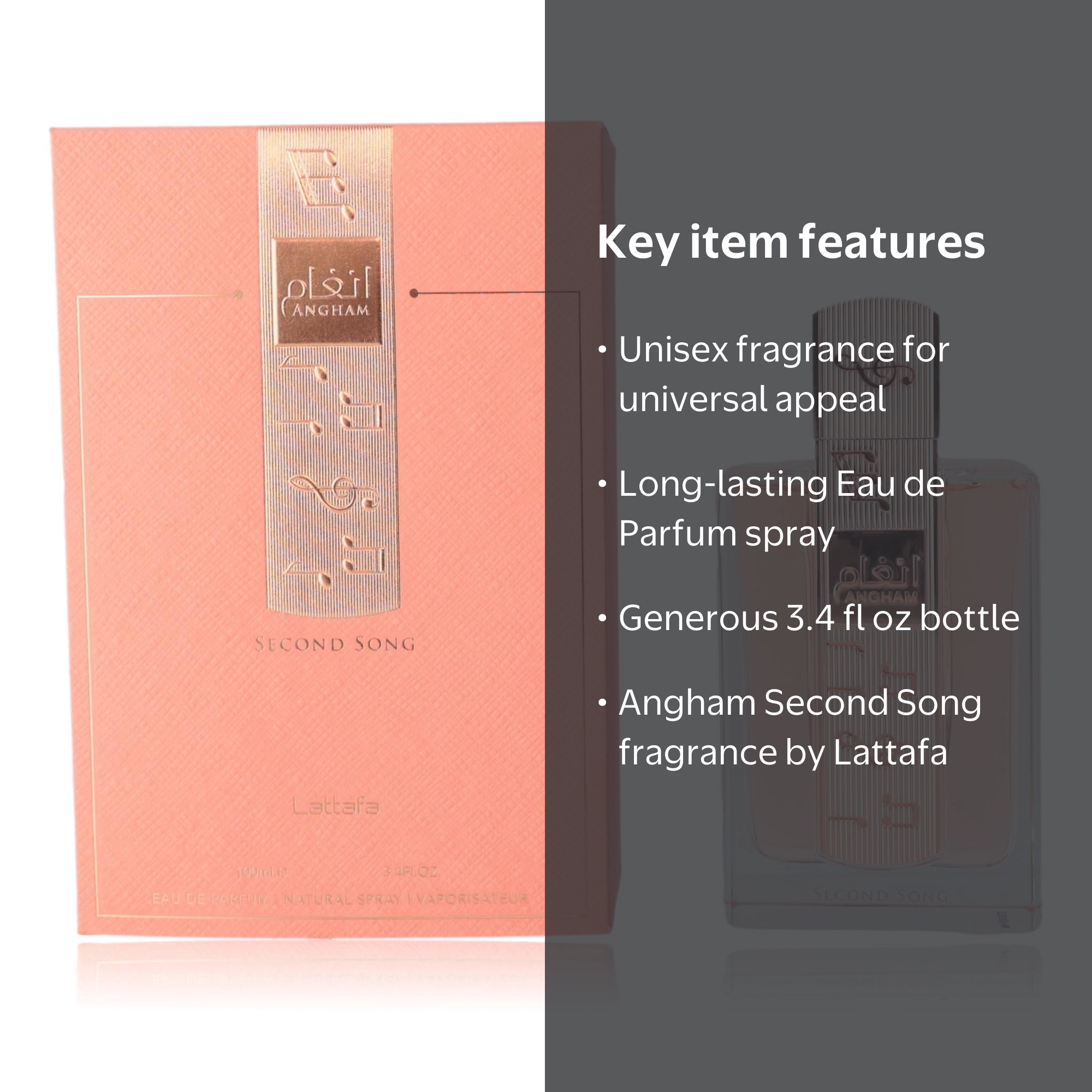 Lattafa, Angham Second Song Unisex Eau de Parfum, 3.4 oz - Walmart.com