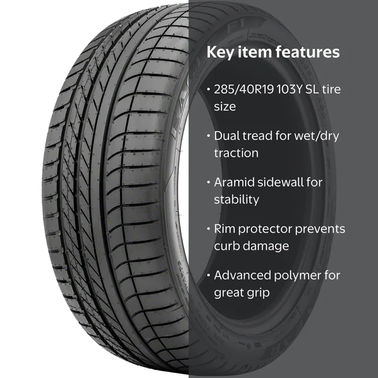 Goodyear Eagle F1 Asymmetric UHP 285/40R19 103Y - High-Performance