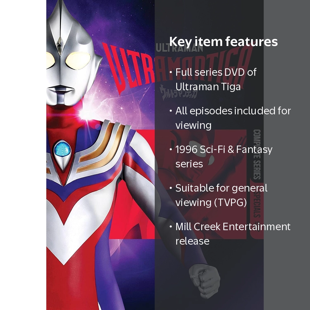 Ultraman Tiga: The Complete Series (DVD) - Walmart Business Supplies