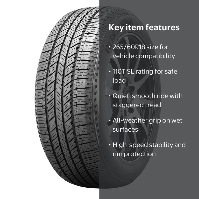 HD60S＋ BlackHawk Hiscend-H HT01 All Season Light Truck Tire, 265/60R18