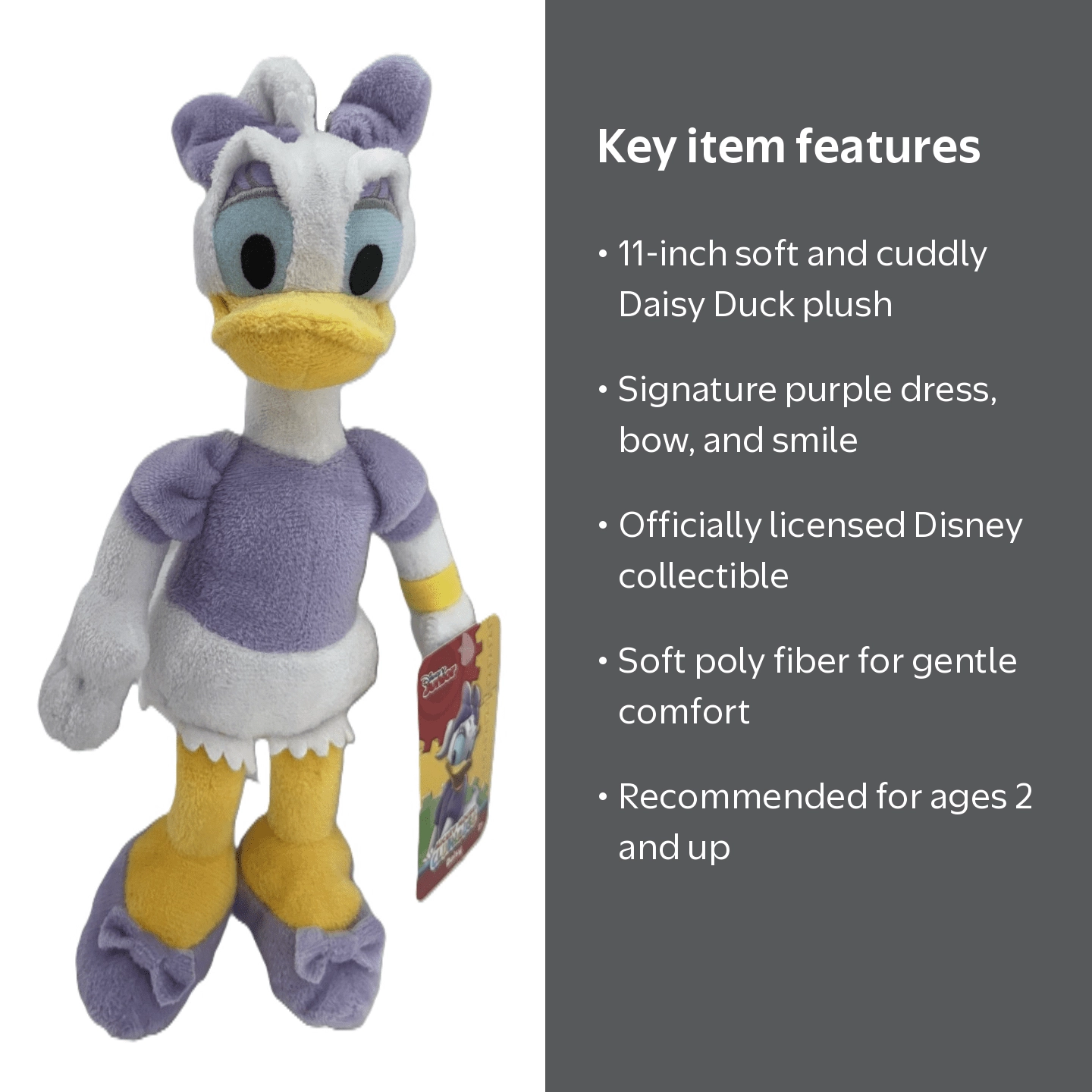 Disney Daisy Duck Stuffed Animal Plush Toy Doll 11