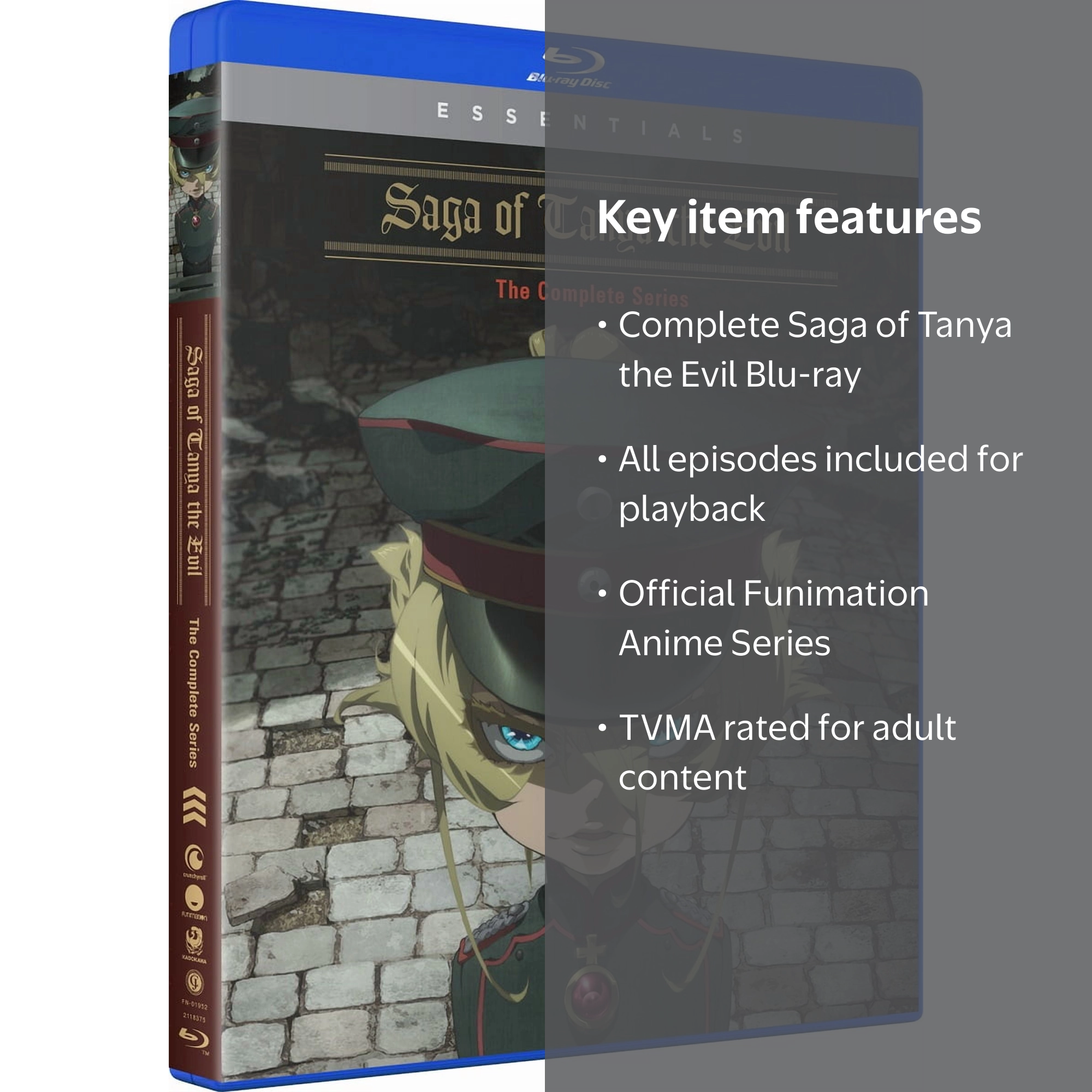 Funimation, Saga Of Tanya The Evil Complete Series Blu-ray