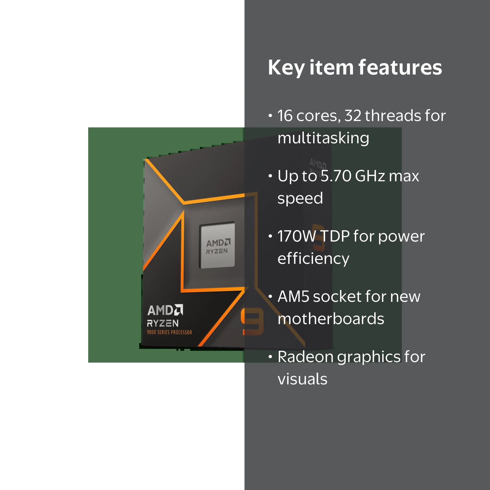 AMD Ryzen 9 9950X - Ryzen 9 9000 Series Granite Ridge (Zen 5) 16