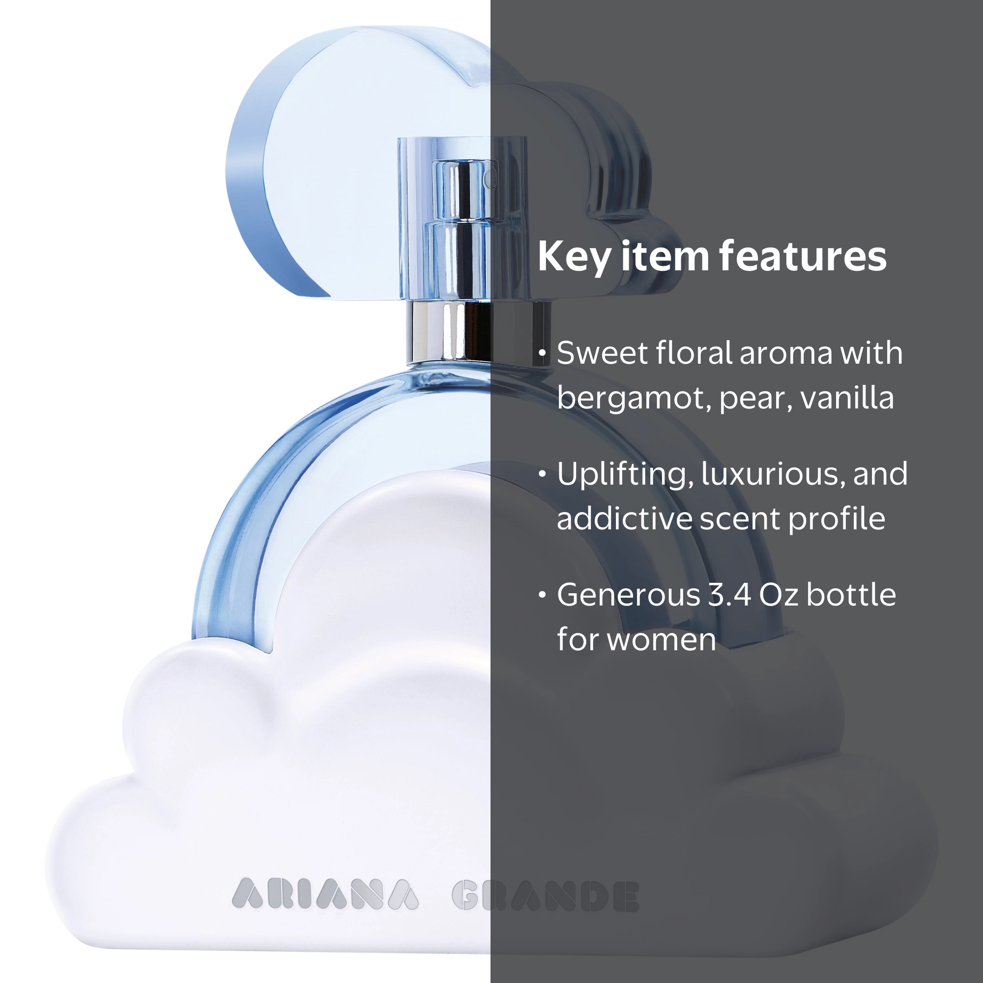 Ariana Grande, Eau De Parfum, 3.4 Oz, Cloud Perfume for Women