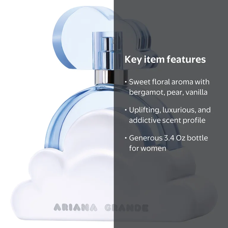 Ariana Grande, Eau De Parfum, 3.4 Oz, Cloud Perfume for Women