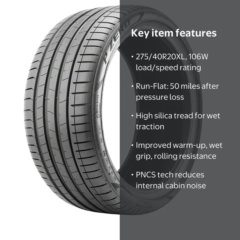 Pirelli P ZERO All Season 275/40R20 Tire for Passenger Vehicles