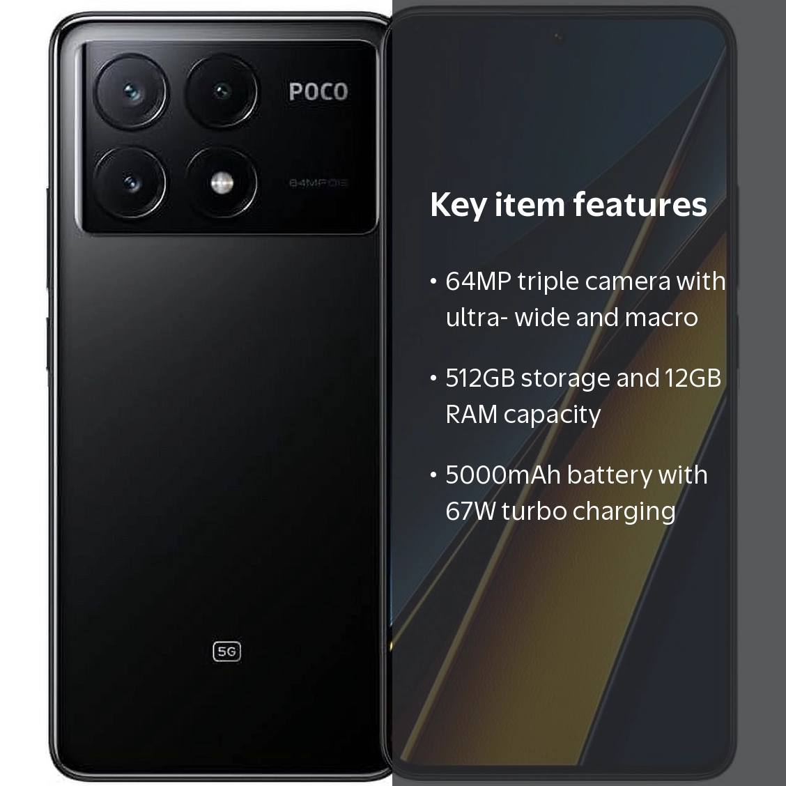 Xiaomi Poco X6 PRO 5G 512GB ROM 12GB RAM Dual SIM GSM Unlocked
