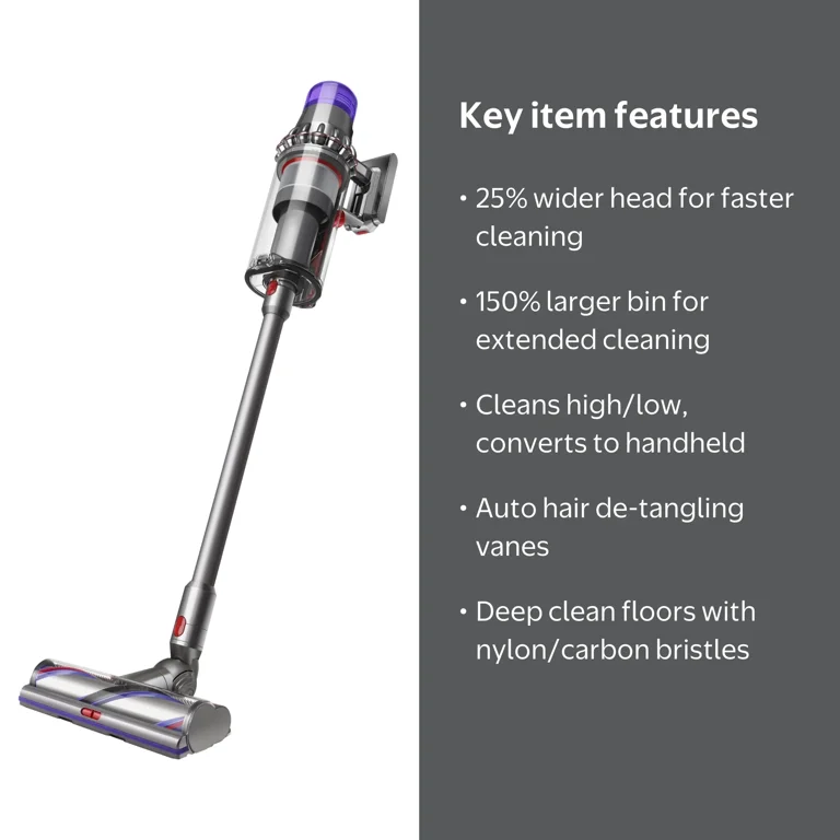 Dyson Outsize Plus Cordless Vacuum Cleaner, Nickel | New