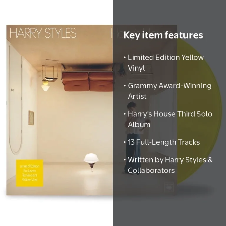 Harry Styles - Harry's House - Yellow Colored Vinyl - Music