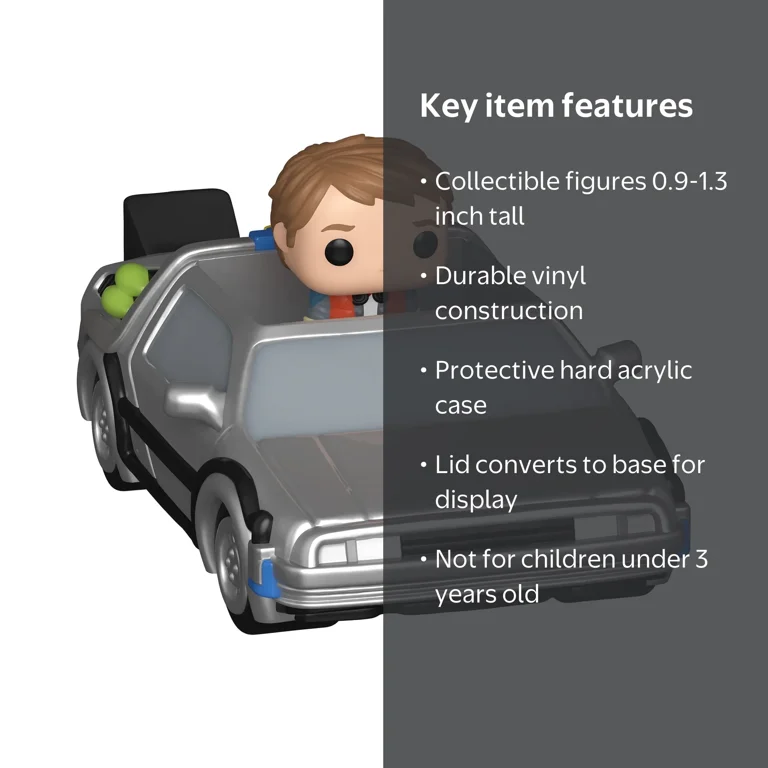 Funko Bitty POP Ride Back To The Future Time Machine Collectible