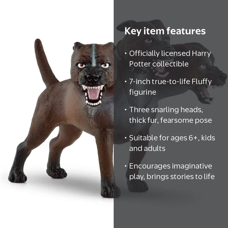 Schleich Harry Potter Fluffy Figurine, 7