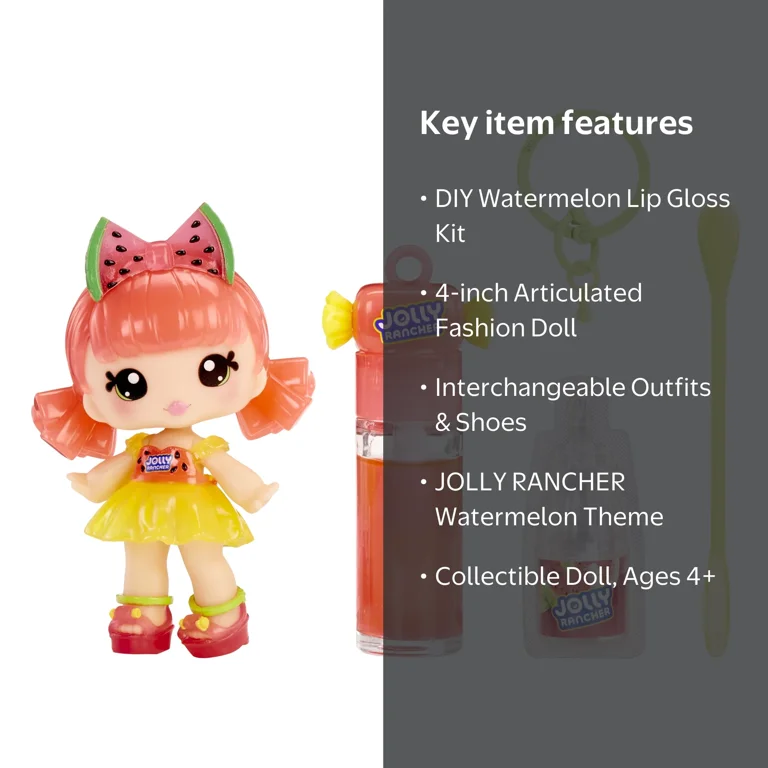 Yummiland x Licensed Sweets Lip Gloss Doll: JOLLY RANCHER