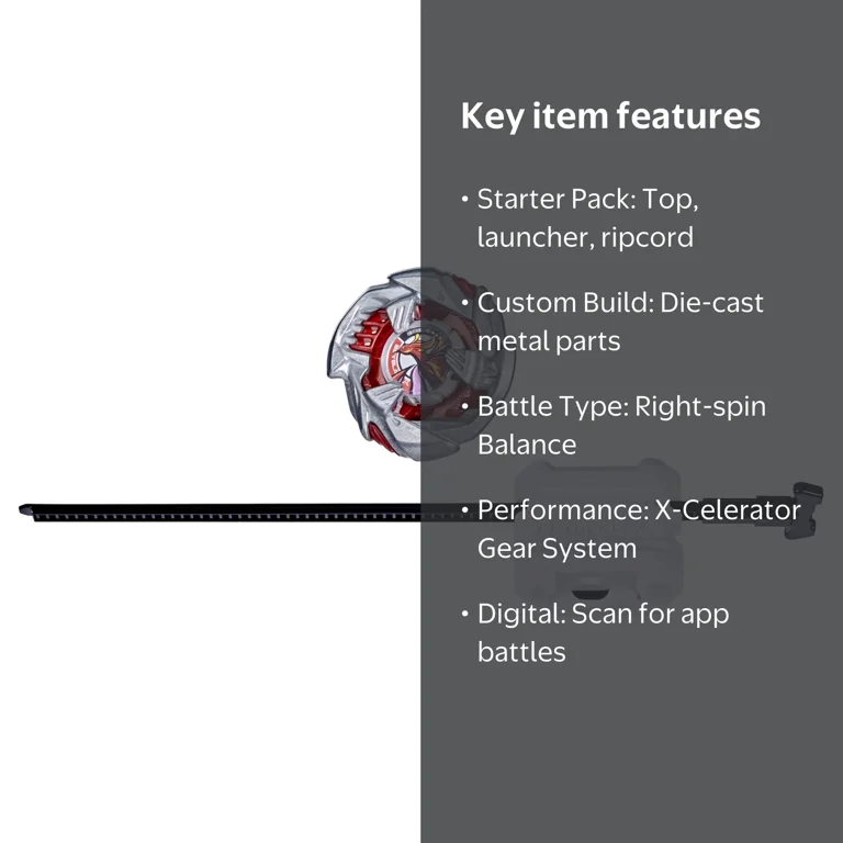 Beyblade, Battling Top, Scarlet Garuda 4-70TP BX, Starter Pack
