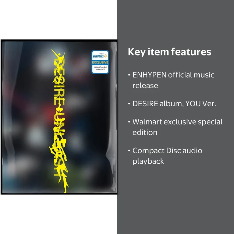 ENHYPEN - DESIRE : UNLEASH (YOU Ver.) (Walmart Exclusive) - CD